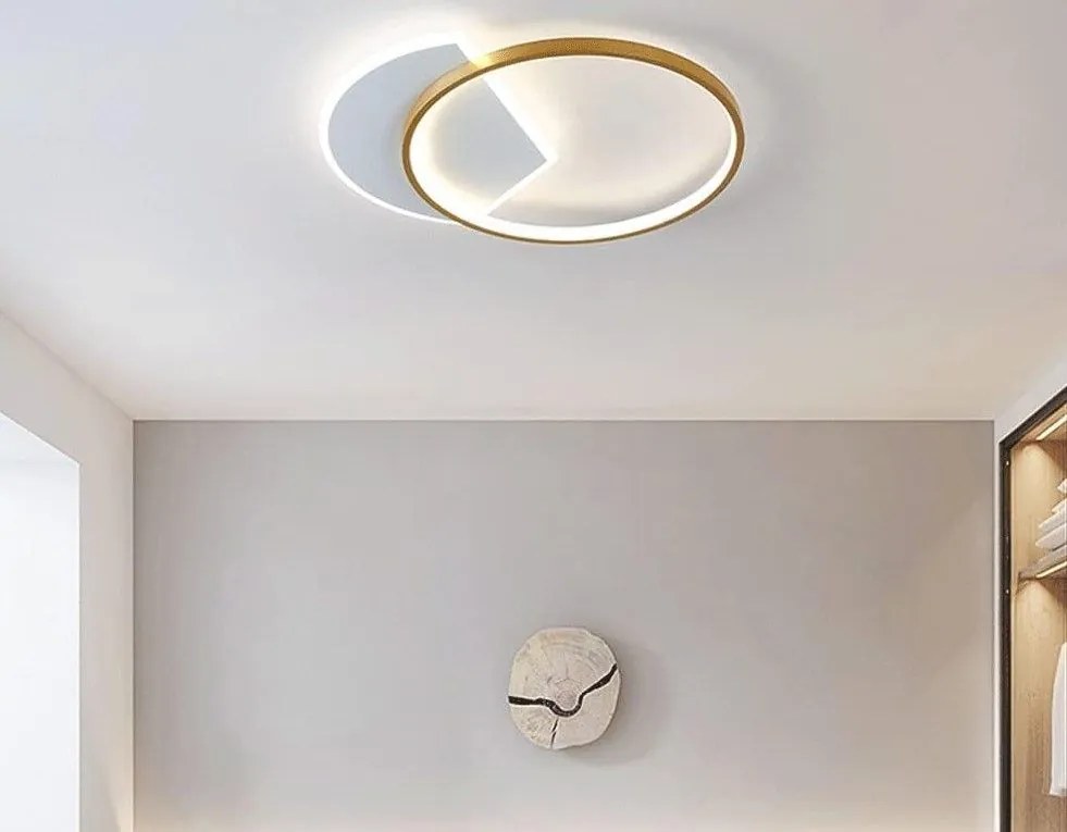 Lampa sufitowa LHJ078-C 40 CM GOLD LED