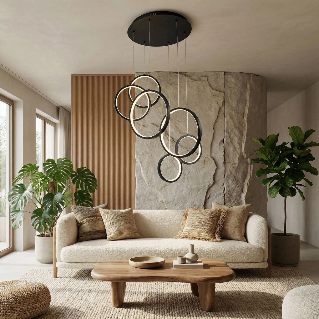 ВИСЯЩА ТАВАННА ЛАМПА APP1921-CP BLACK