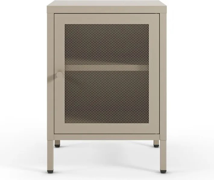 Кремаво нощно шкафче Fayna – Marckeric