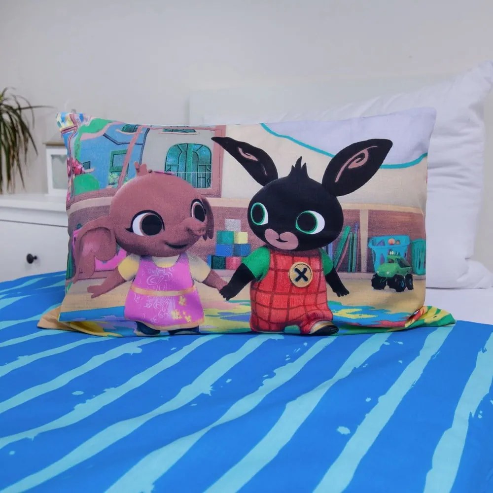Памучно детско спално бельо 100x135 cm Bing Bunny "Tower" – Jerry Fabrics