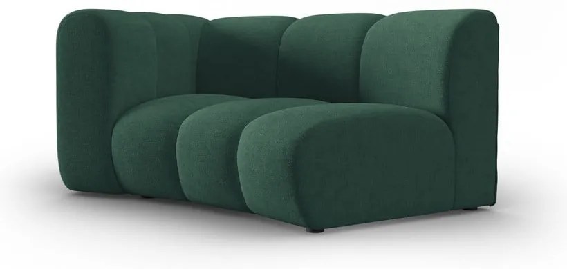 Зелен модул за диван (ляв ъгъл) Lupine - Micadoni Home