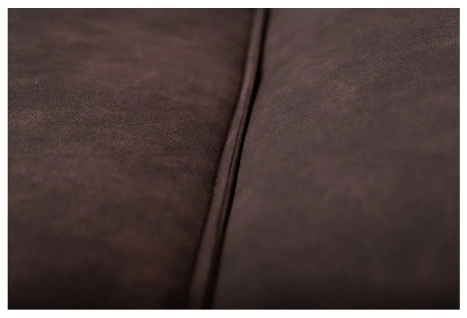 Кафяв ъглов диван от изкуствена кожа (десен ъгъл) Copenhagen - Scandic