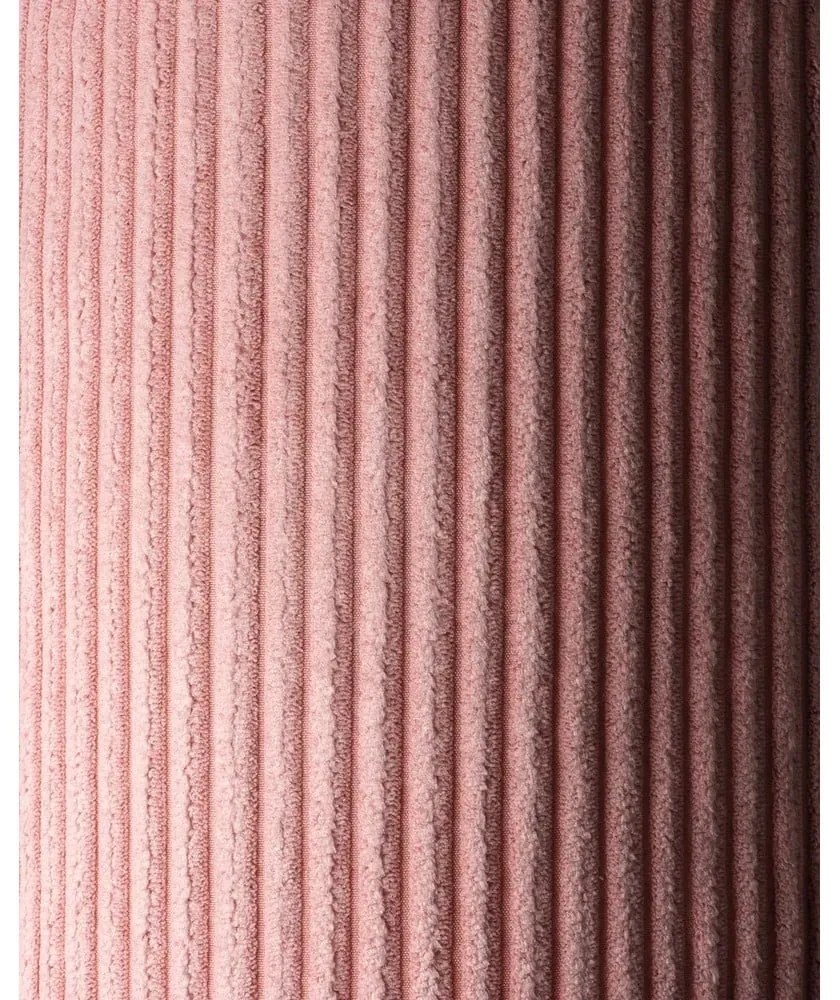 Розова детска възглавница за диван от рипсено кадифе Bolster – Wigiwama