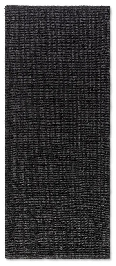 Черна пътека от юта 80x200 cm Bouclé - Hanse Home