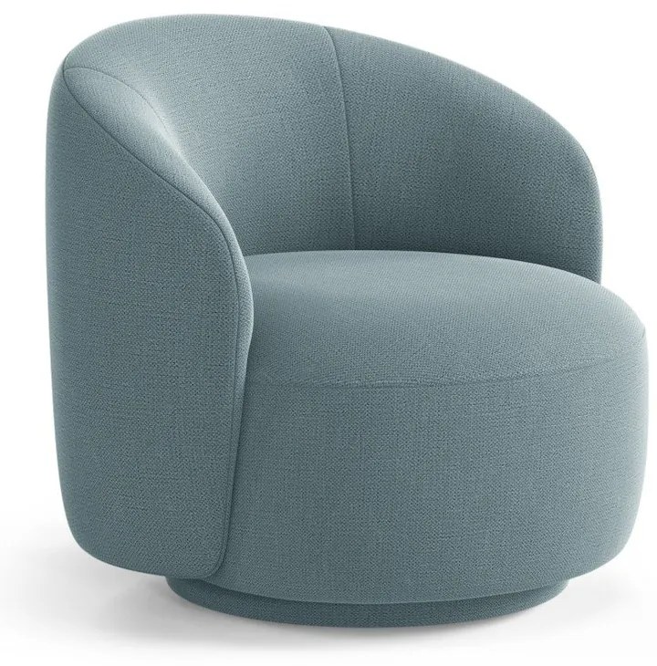 Светлосиньо въртящо се кресло Letizia – Micadoni