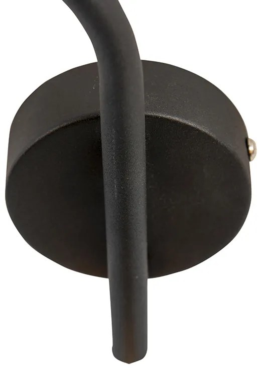 Интелигентен модерен таванен аплик черен с 3 WiFi B35 - Lofty