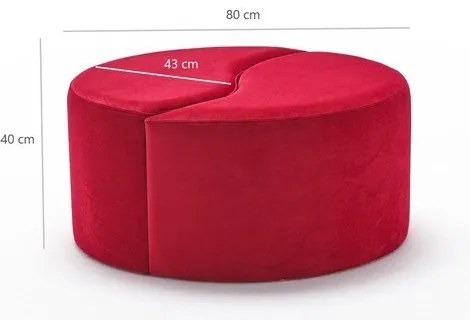 Червено столче Alis - Artie