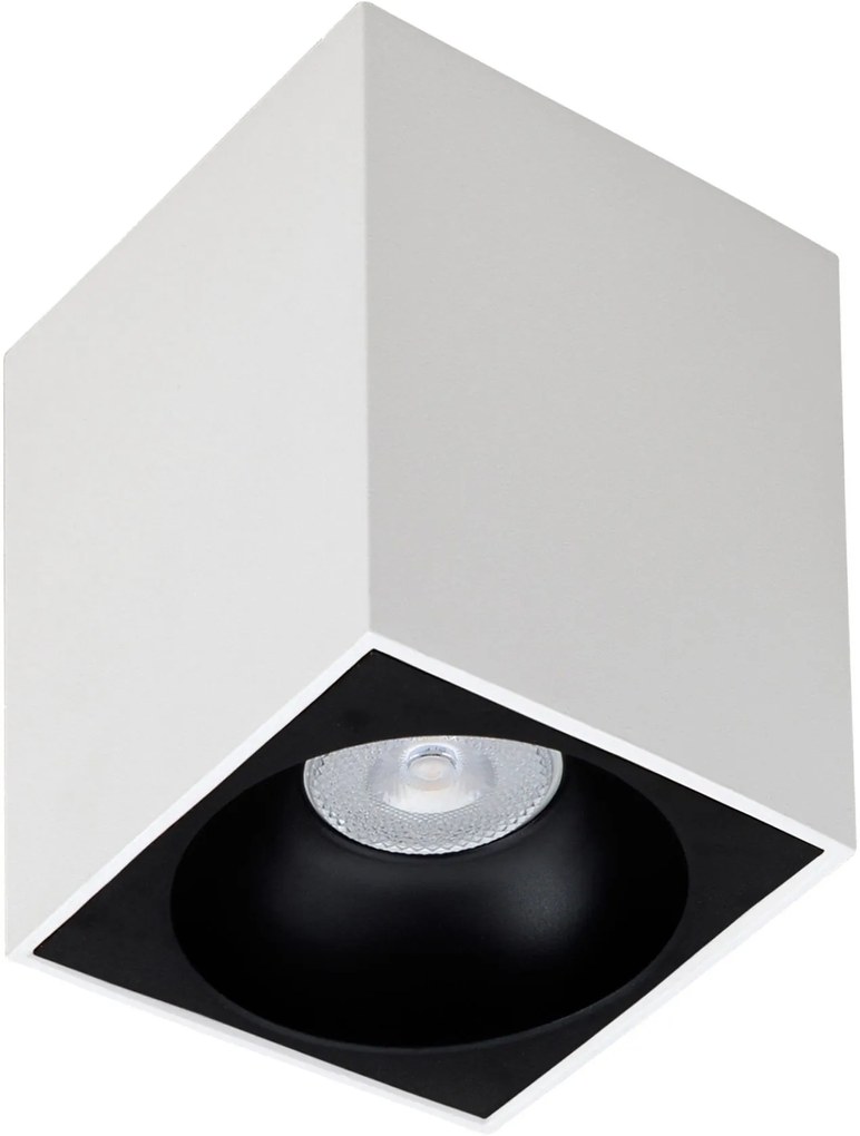 Точкова светлина покрив Viokef Jhonny Square-бял