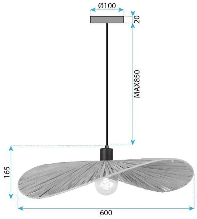 Пендел APP1826-1CP NATURE BLACK
