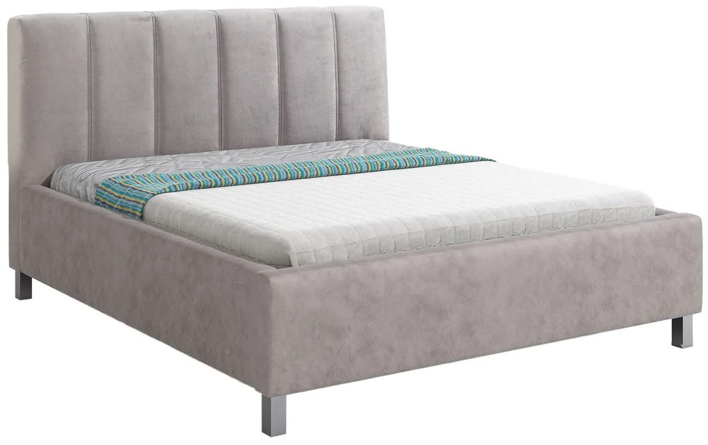 Тапицирано легло Lingo-140 x 200-Gkri-Με μηχανισμό ανύψωσης