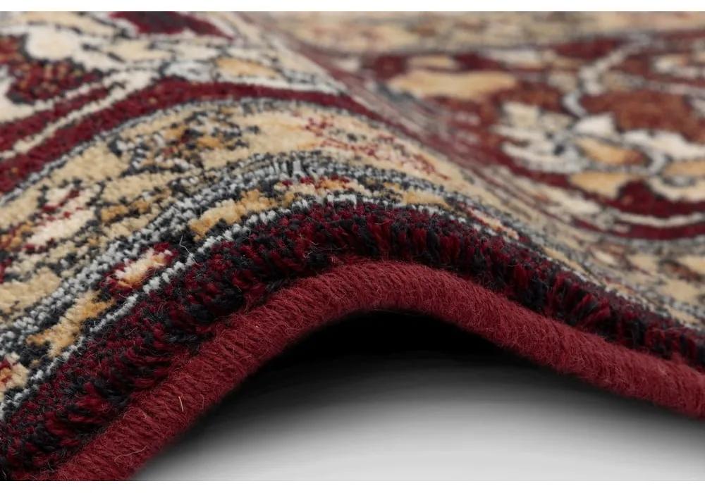 Червен вълнен килим 133x180 cm Audrey - Agnella