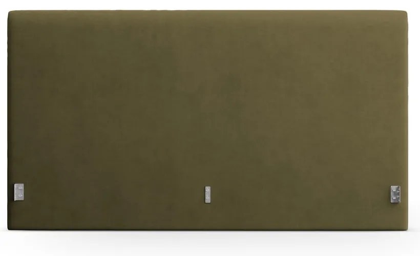 Зелена тапицирана табла за легло 150,5x100 cm Remo – Micadoni