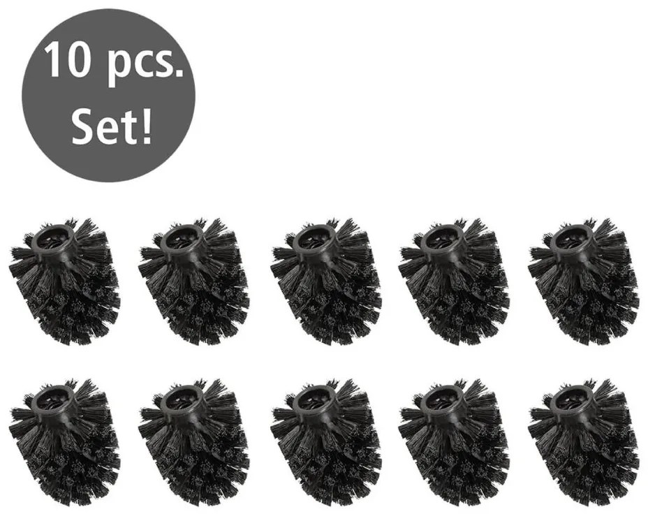 WENKO 24090800 - глава за WC 8x9,3 cm черна