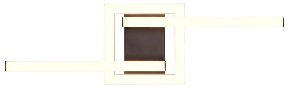 Черна LED светлина за таван 16x54 cm Viale - Trio