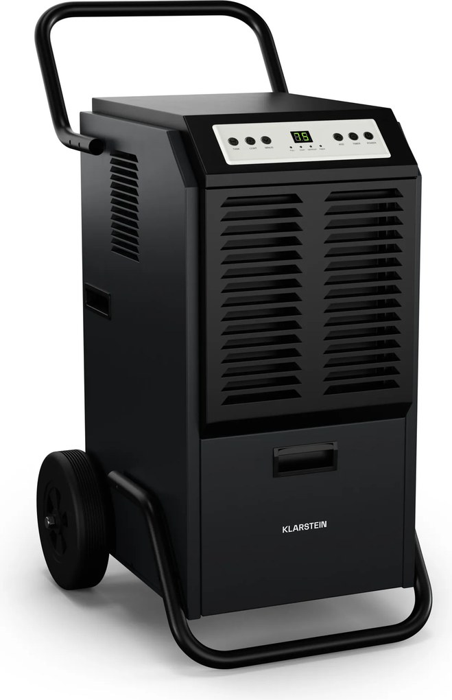 Klarstein Изсушител DuraDry 70L, 70 л/ден, 90-140 м², неръждаема стомана, мобилен, 450 м³/ч