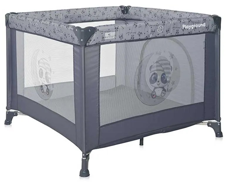 LORELLI Classic Кошара за игра PLAYGROUND COOL GREY PANDAS