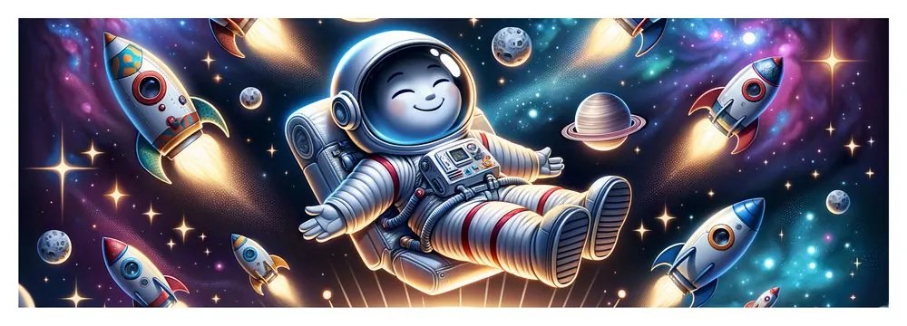 Картина на платно – Галактика през очите на дете