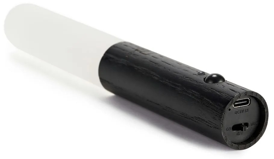 Черна LED стенна лампа с USB Baton – Gingko