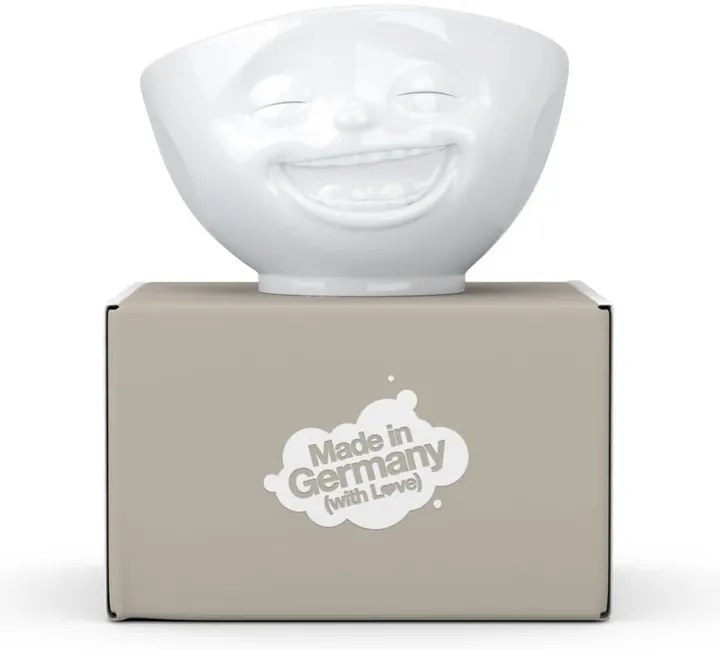 Бяла порцеланова купа за смях - 58products