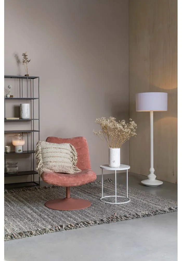Кресло от розово кадифе Bubba - Zuiver
