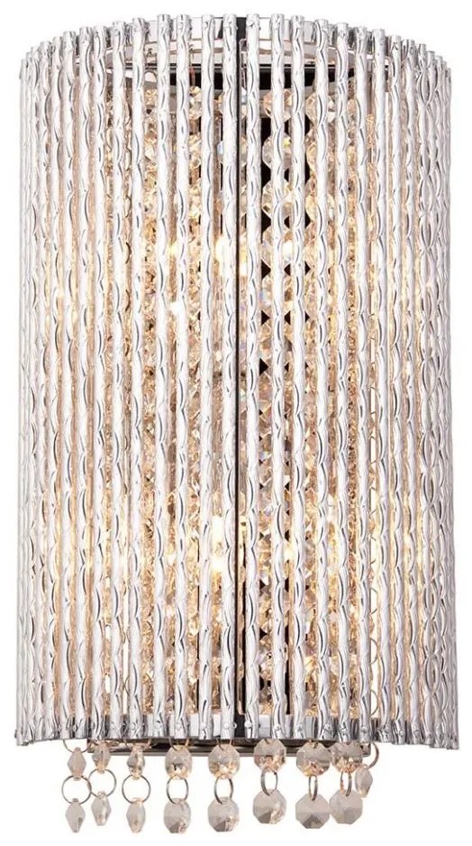 Endon 81978 - Кристален аплик GALINA 2xG9/25W/230V лъскав хром