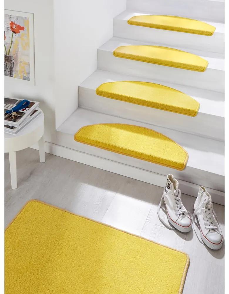 Комплект от 15 жълти стъпала за стълби, 23 x 65 cm Fancy - Hanse Home