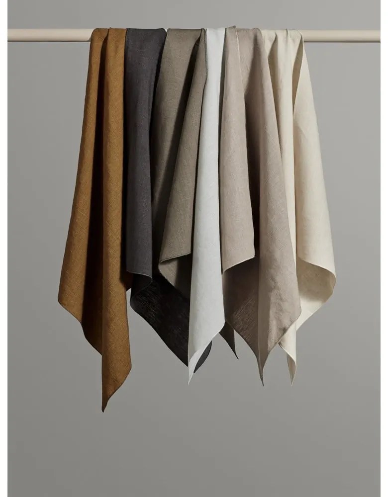 Кремавобяла ленена салфетка , 42 x 42 cm - Blomus