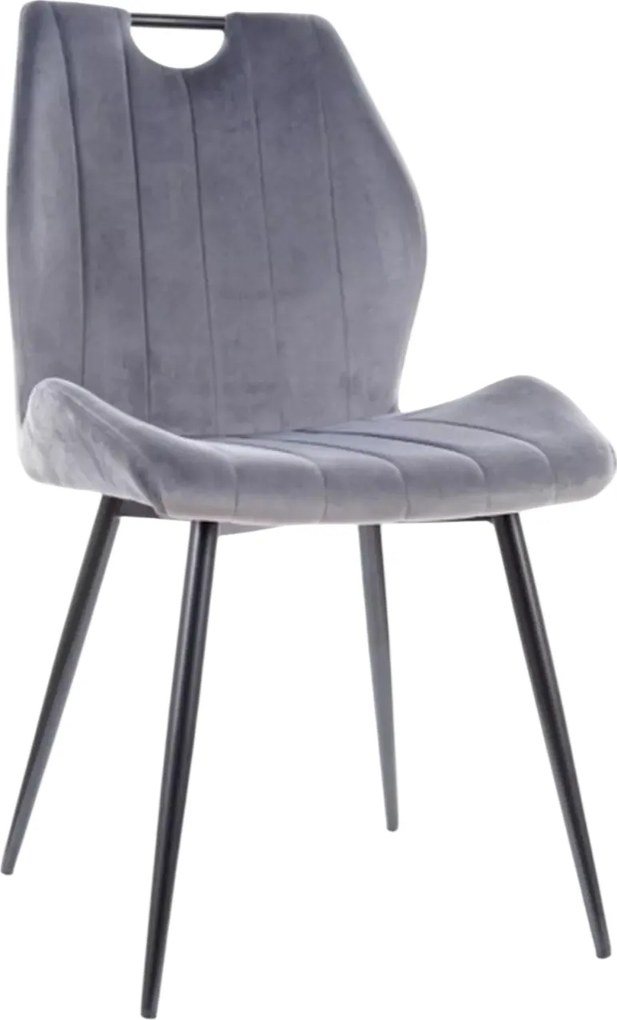 Стол Arco Velvet-Сив (4) парчета
