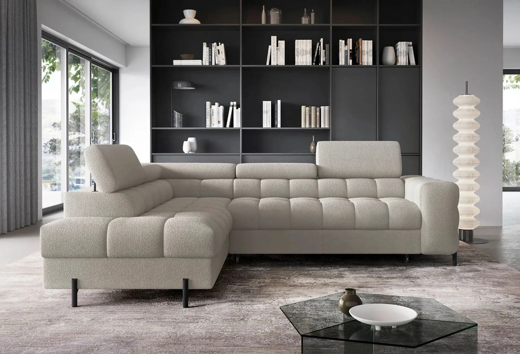 Ъглов диван Ferucce-Gkri Anoixto-Left