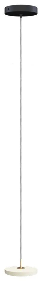 Бяла LED лампа за окачване с метален абажур ø 15 cm Asteria Micro - UMAGE