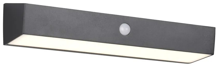 LED стенно външно осветително тяло със соларен панел (височина 6 cm) Silves – Trio