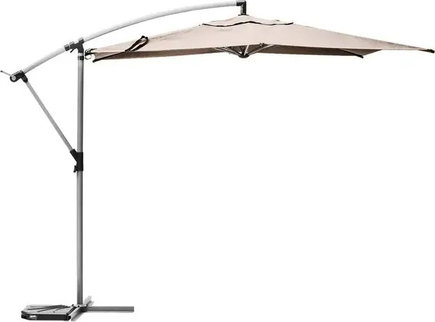 Градински чадър със странична стойка Hesperide Manoa, 3 m - Пшеница