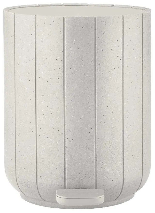 Кремаво кошче за боклук с педал от полиресин 3 l Kua – Blomus