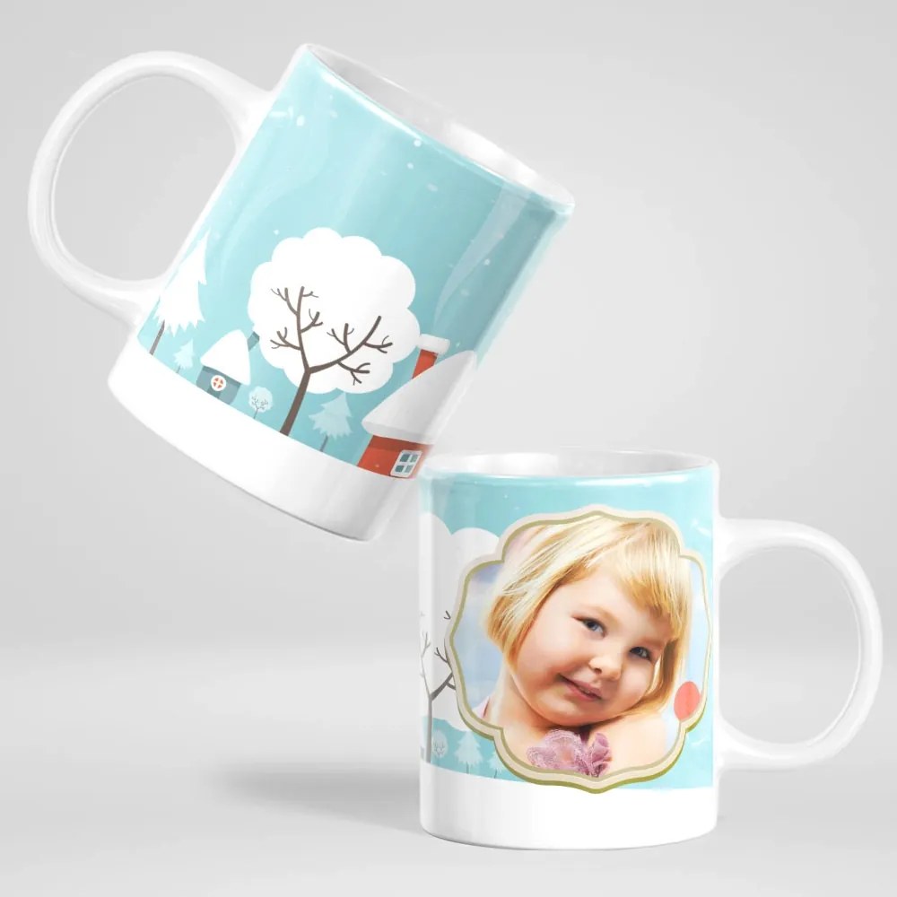 Чаша със снимка - Зимна приказка