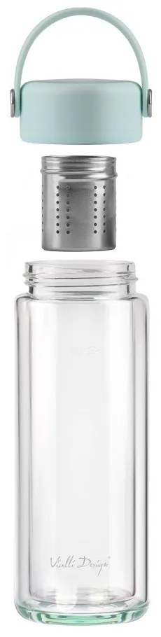 Стъклена бутилка мента 350 ml Fuori – Vialli Design