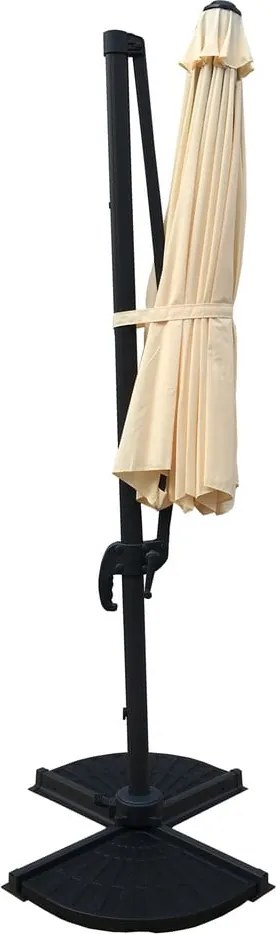 Кремав чадър 300x300 cm Deluxe – Garden Pleasure