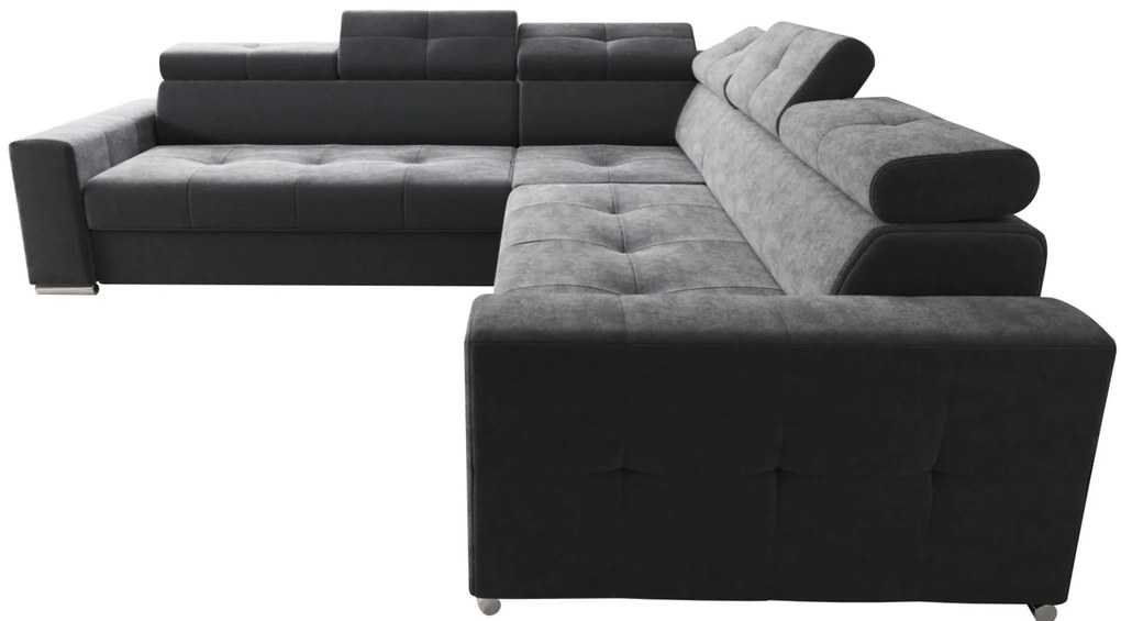 Ъглов диван April Plus-Gkri-Right