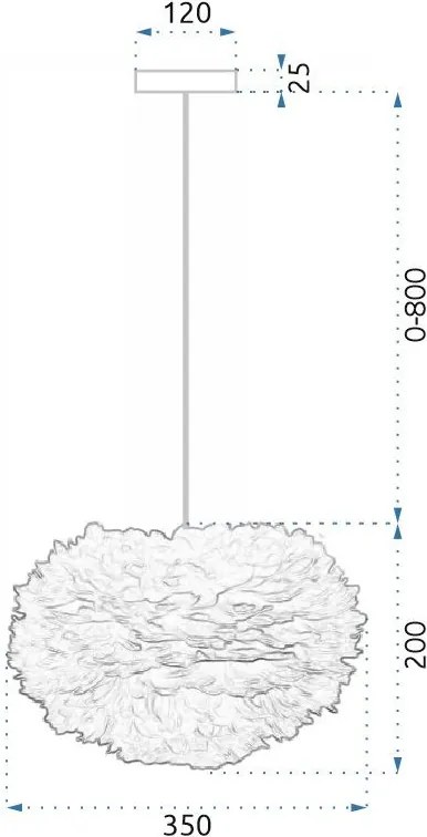 Пендел c пера White APP335-3CP
