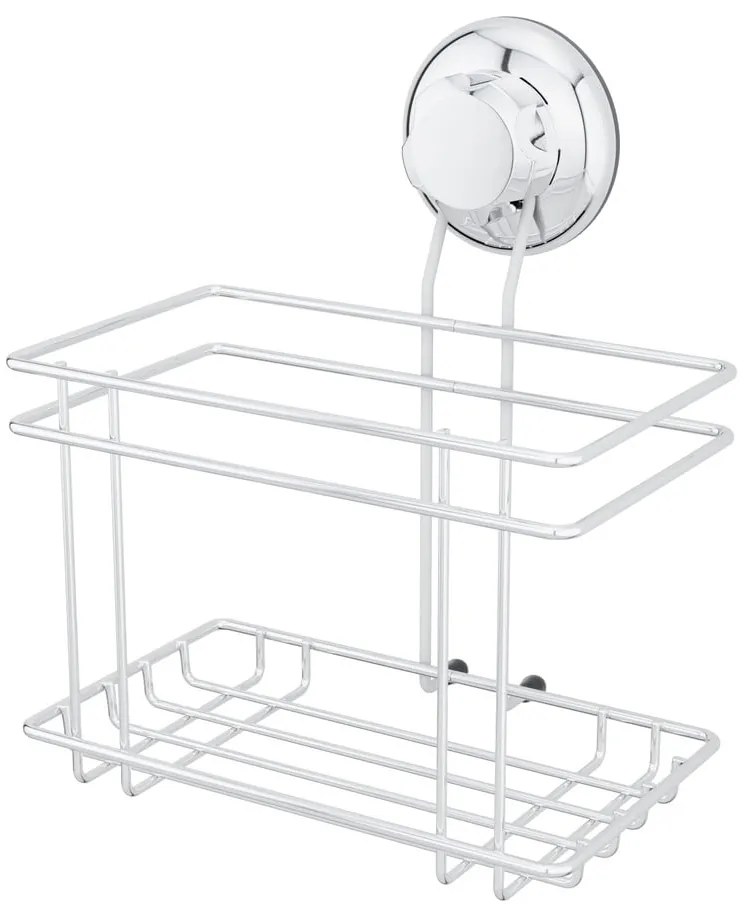 Самоносеща метална етажерка за баня в сребристо Bestlock Bath - Compactor