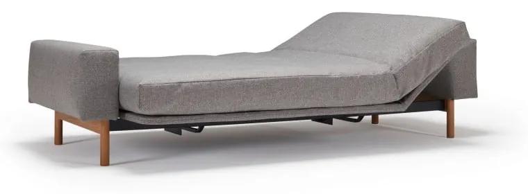 Сив разтегателен диван със свалящо се покривало Mixed Dance Grey Mimer - Innovation