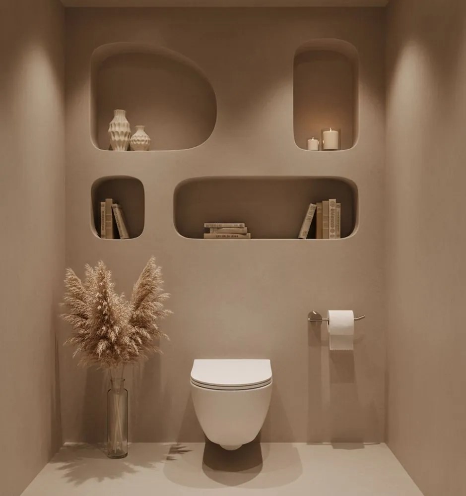 Поставка за тоалетна хартия Tomi 5809 Brush Nickle