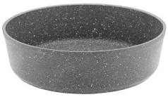 Алуминиева кръгла дълбока тава сива 30х9см HR-GRANITE (EDMDGR0630001)