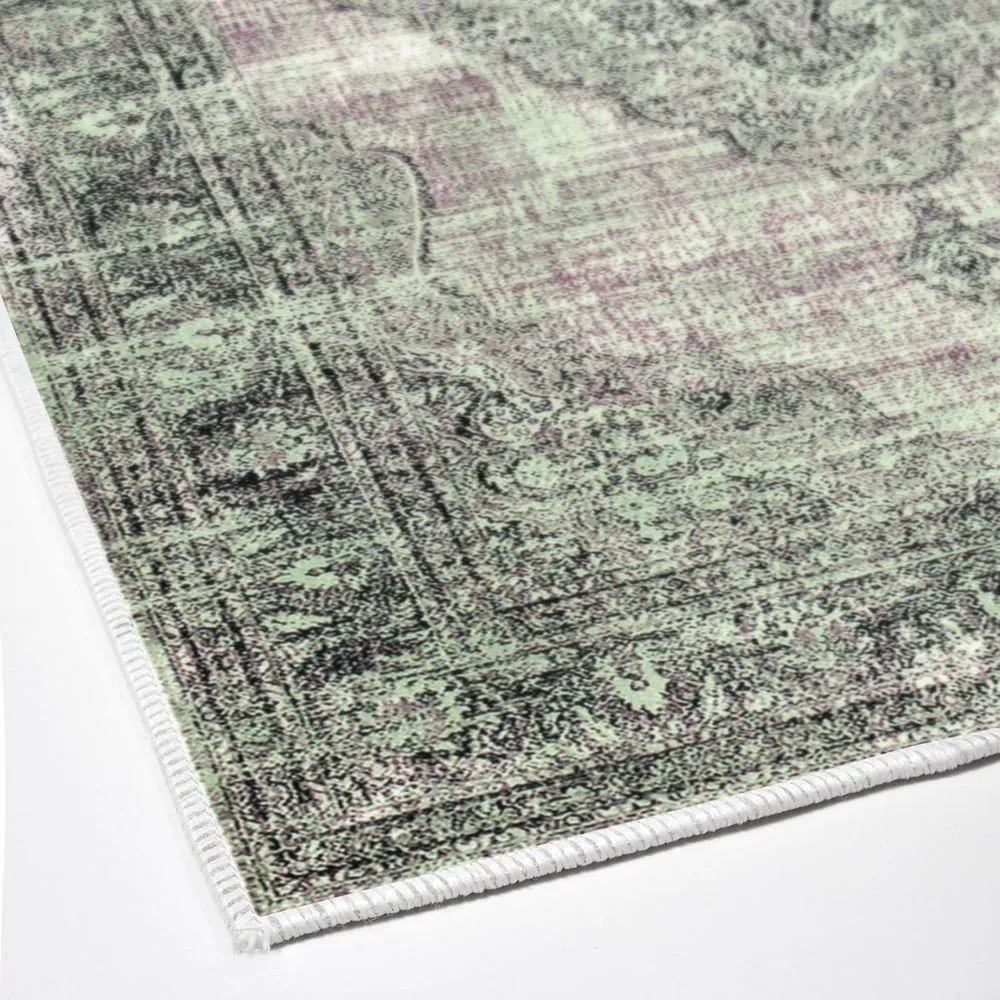 Зелени-сиви килими за баня в комплект от 2 бр. 60x100 cm – Foutastic