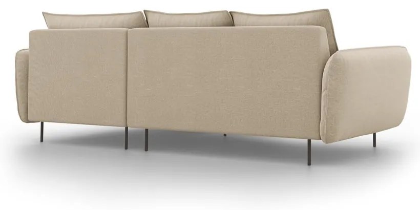 Бежов ъглов диван , десен ъгъл Vienna - Cosmopolitan Design