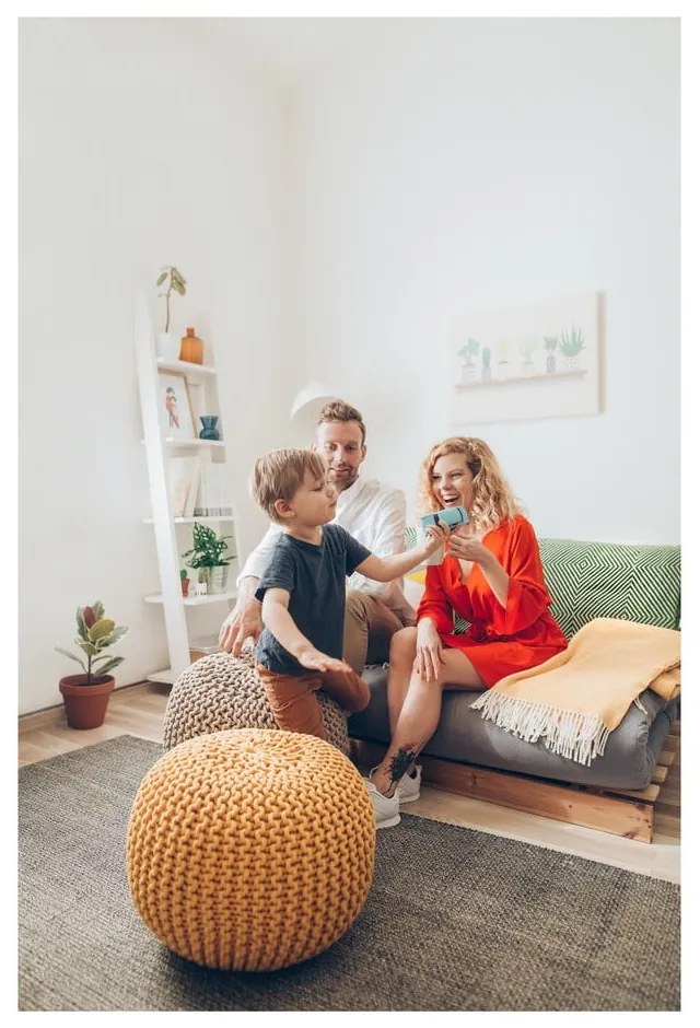 Сив и кафяв диван Jagger pouf - Bonami Essentials