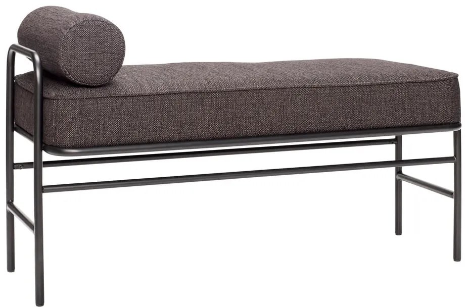 Кафяв стол за отдих с възглавница Pipe - Hübsch