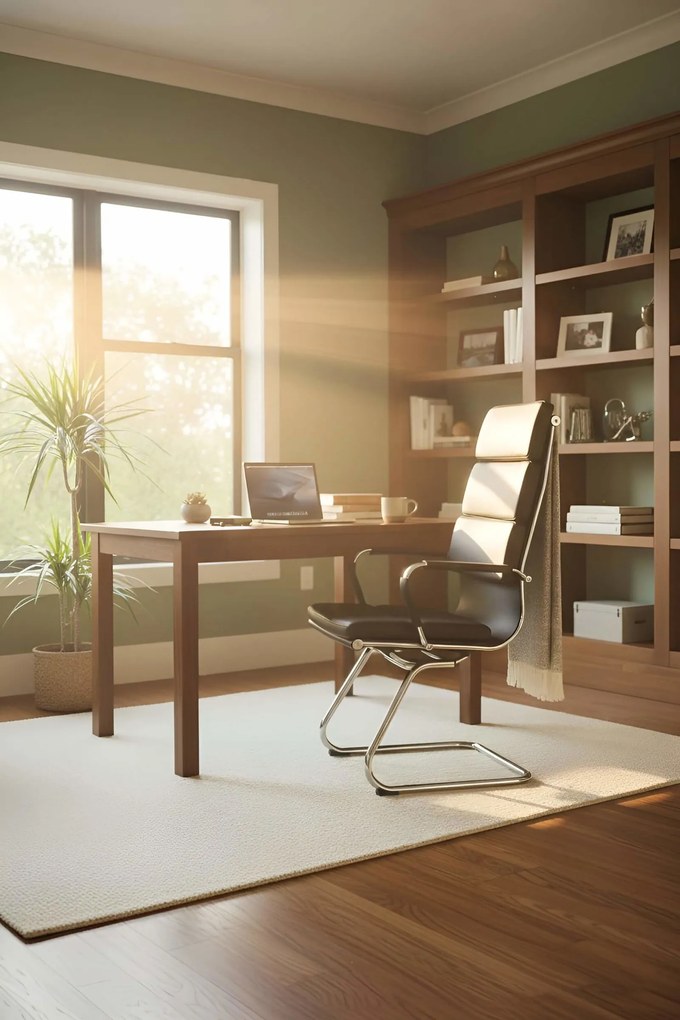 Рецепционен стол Veilstone-Черен