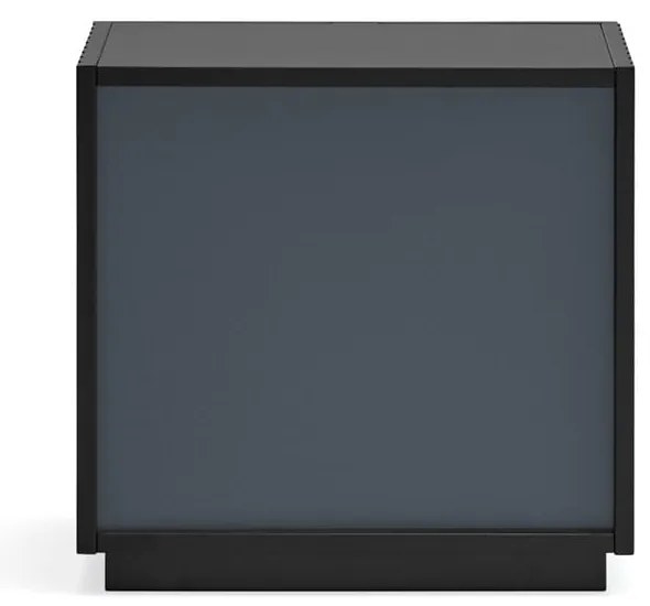 Черно нощно шкафче Doric - Teulat