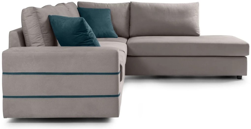 Ъглов диван Holmes-Gray Light-Right