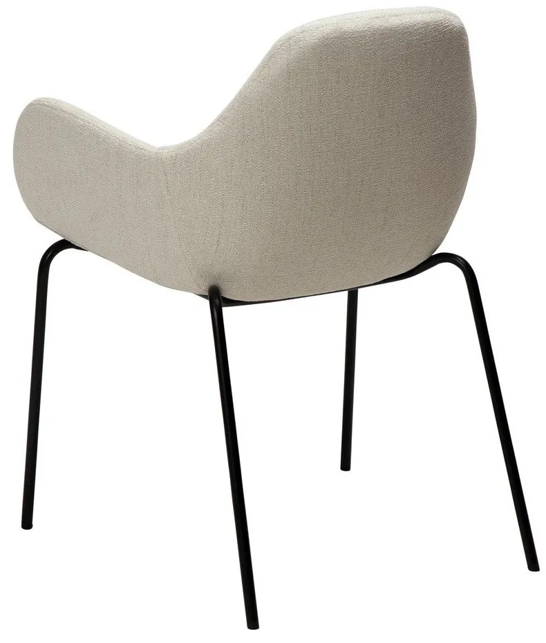 Кремав стол от плат букле Zimmer – DAN-FORM Denmark